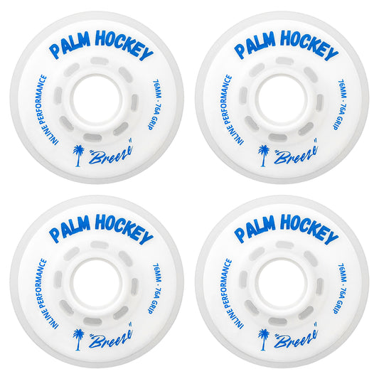 Palm Hockey Breeze Inline Wheels – 76mm (4-Pack)
