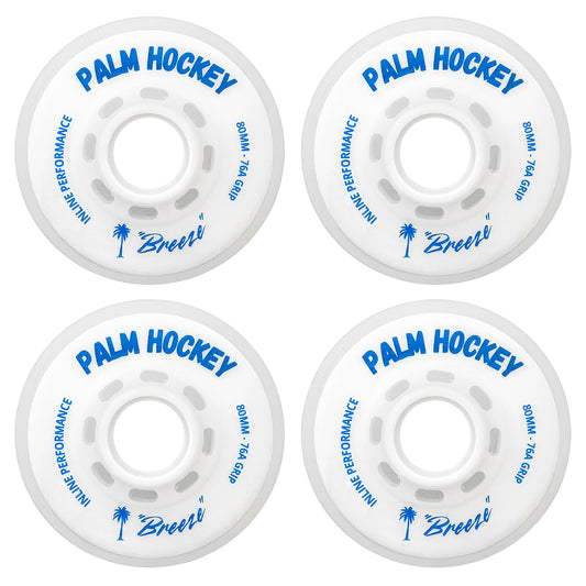 Palm Hockey Breeze Inline Wheels – 80mm (4-Pack)